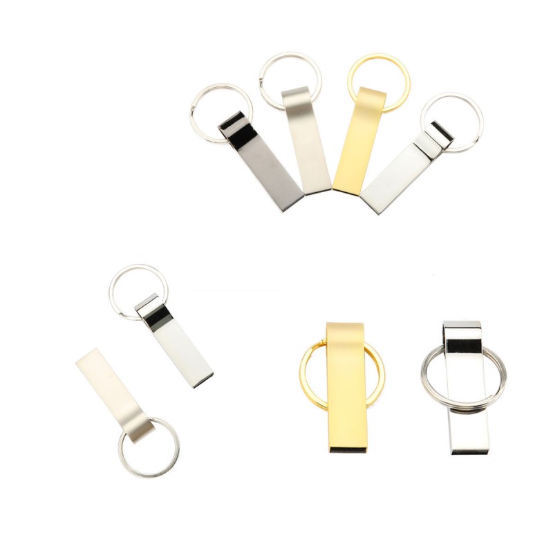 Fém kulcstartó USB 2.0 flash meghajtó