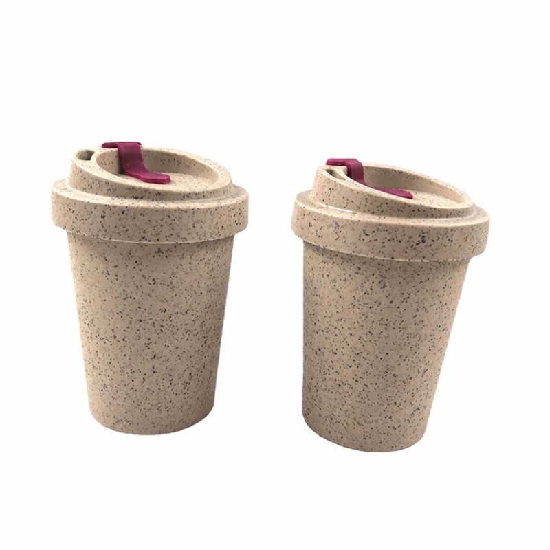 12 oz Fenntartható őrölt kávé, újrafelhasználható utazópohár